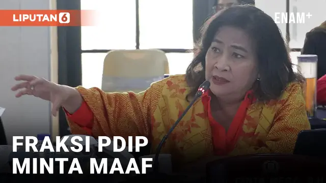 Fraksi PDIP DPRD DKI Jakarta Minta Maaf Atas Ulah Cinta Mega