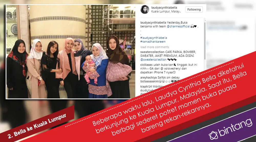 Teka-teki Kedekatan Laudya Cynthia Bella dan Engku Emran. (Foto: Instagram/laudyacynthiabella, Desain: Nurman Abdul Hakim/Bintang.com)