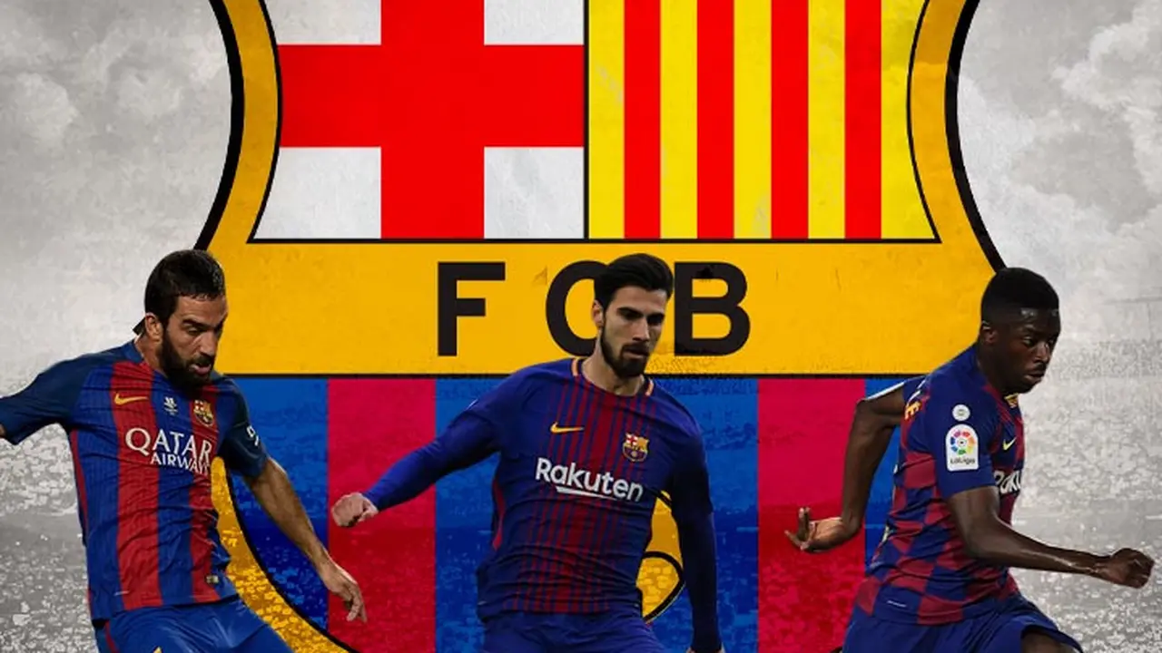 Barcelona - Ardan Turan, Andre Gomes, Ousmane Dembele