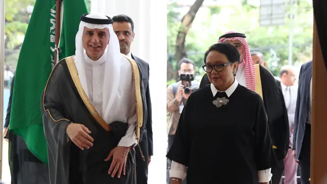 Menlu Retno Lakukan Pertemuan Bilateral Dengan Menlu Arab Saudi