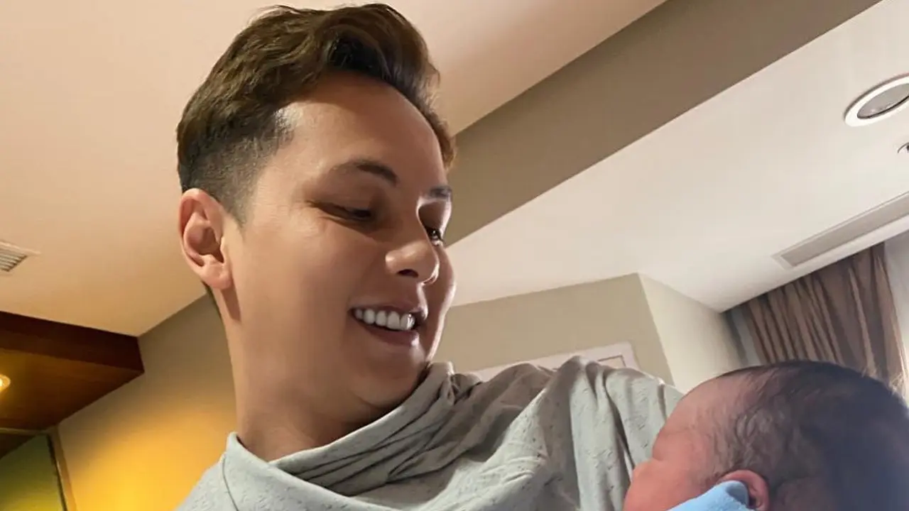 Anak Andhika Pratama dan Ussy Sulistiawaty. (Foto: Instagram @andhiiikapratama)