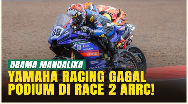 Race 2 Asia Road Racing Championship (ARRC) Mandalika 2025 jadi momen penuh drama untuk Yamaha Racing Indonesia. Tak ada satu pun pembalap yang berhasil naik podium, meski sempat tampil garang di lintasan.