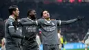 Kedua tim harus puas berbagai satu poin yang tidak mengubah posisi di klasemen sementara Liga Italia 2024/2025. Milan di peringkat ke-8, Roma di peringkat ke-10. (AP Photo/Antonio Calanni)