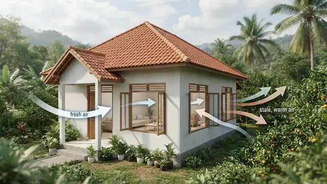 Cara Membuat Ventilasi Silang di Rumah Sederhana