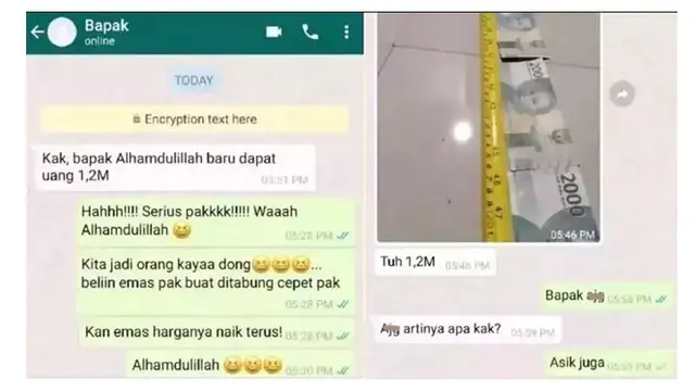 10 Chat Random Ayah dan Anak Ini Bikin Geleng Kepala