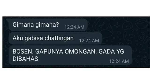 6 Chat Bilang Bosan Pacaran Karena Hubungan Terasa Biasa Saja Ini Bikin Kesal