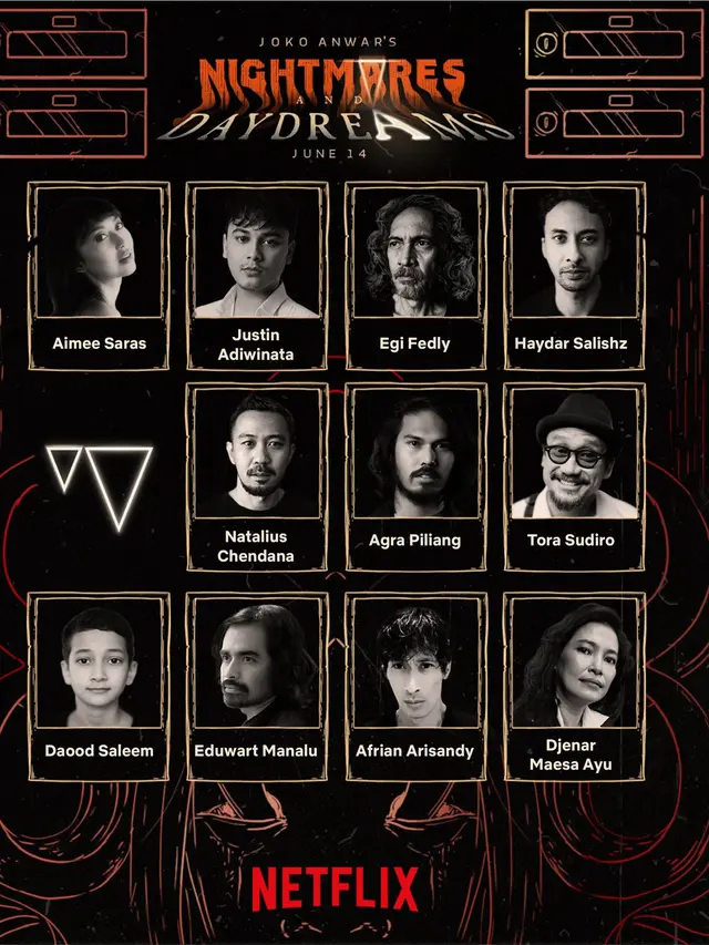 Joko Anwar gandeng 65 aktor dan aktris untuk bintangi serial Nightmares and Daydreams. [Foto: Netflix]