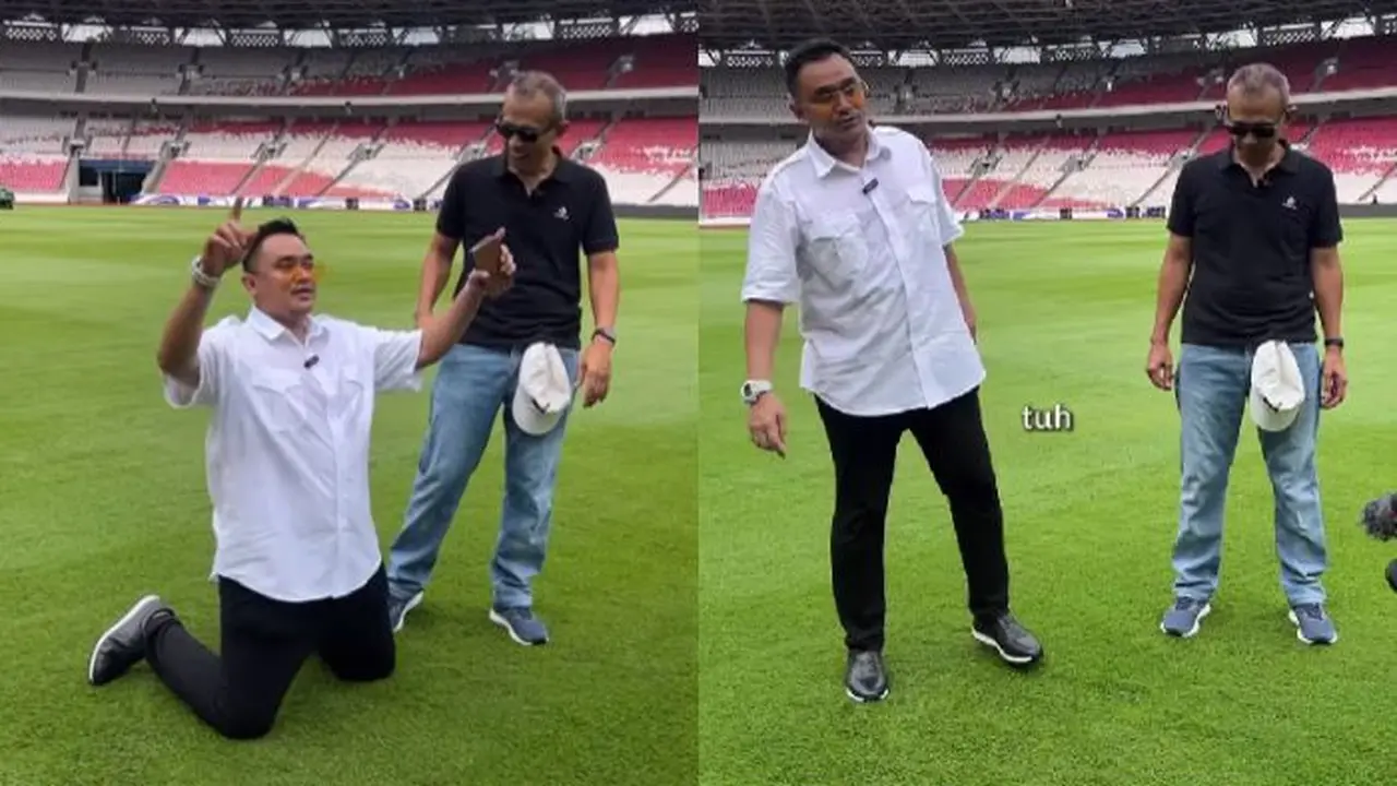 Valentino Jebret tes rumput SUGBK