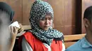 Assyifa Ramadhani, terdakwa pembunuhan Ade Sara, di Pengadilan Negeri Jakarta Pusat, (7/10/14). (Liputan6.com/Panji Diksana)  