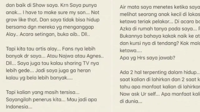 Deddy menuliskan pesan untuk para artis alay. Credit: via instagram.com/mastercorbuzier