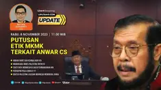 Majelis Kehormatan Mahkamah Konstitusi (MKMK) membacakan putusan nomor 5/MKMK/L/10/2023 dengan sanksi teguran lisan atas enam hakim konstitusi lantaran terbukti melanggar prinsip kepantasan dan kesopanan pada Selasa 7 November 2023.
