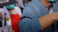 Ikut Aksi Solidaritas dr Ayu, Dokter RS Premier Pakai Pita Hitam