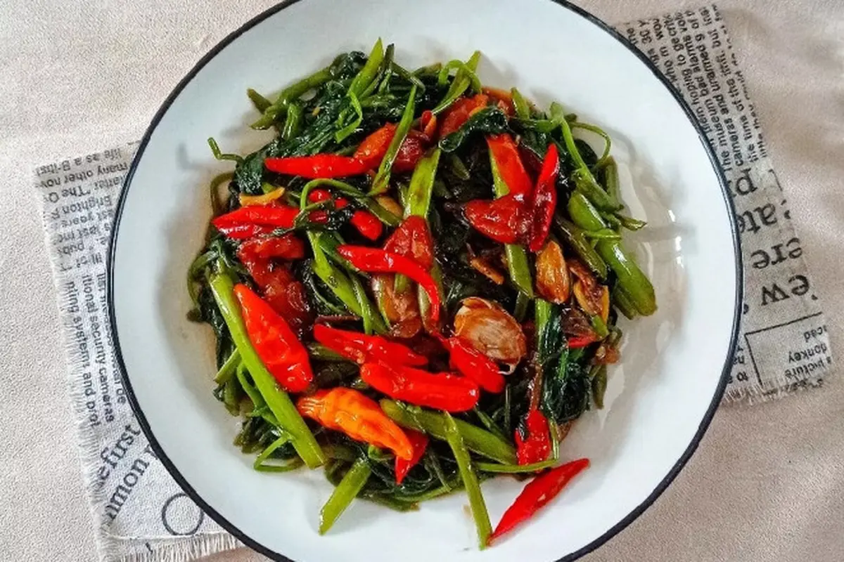 Tumis Kangkung Saus Tiram