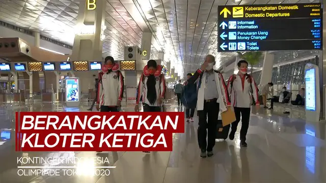 VIDEO: Indonesia Berangkatkan Kloter Ketiga untuk Olimpiade Tokyo 2020, Salah Satunya Atlet Angkat Besi