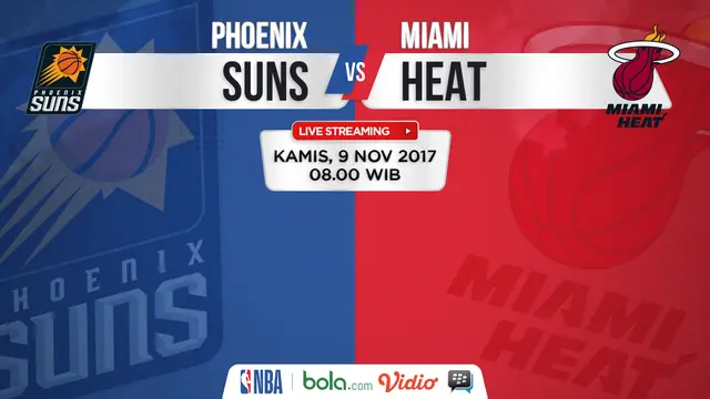 Phoenix Suns Vs Miami Heat, NBA