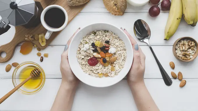 Ilustrasi overnight oat