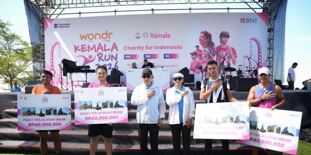 Gelaran Kemala Run 2026 Bali Catat Sejarah, Hadiah Tetap Diberikan Meski Pemenang Tak Hadir di Podium