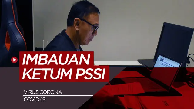 Berita motion grafis ketum PSSI, Mochamad Iriawan untuk lindungi diri dan keluarga dari Virus Corona / COVID-19.