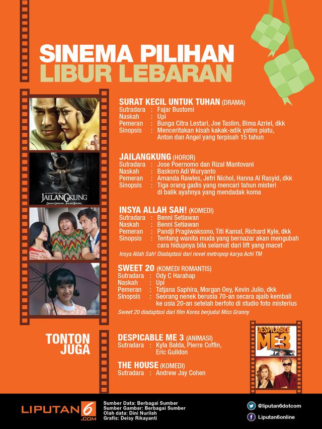 infografis film libur lebaran