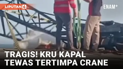 VIDEO: ABK KM Cengkeh 06 Tewas Tertimpa Crane di Pelabuhan Biringkassi Pangkep