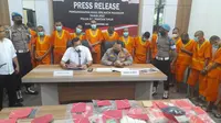 Terjaring Operasi Anti-Narkoba, 209 Pemuja Sabu di Kaltim Digelandang Masuk Sel
