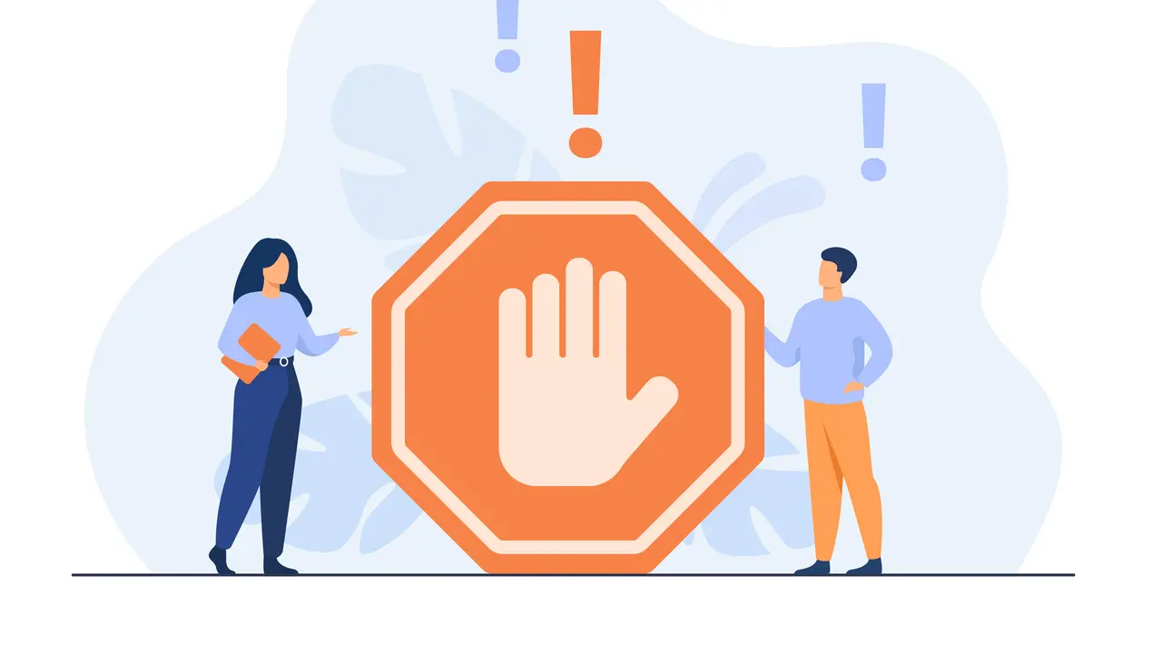 Ilustrasi dilaran, dicekal, di-banned. (Freepik/pch.vector)