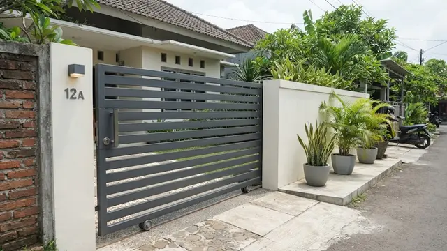 Cara Menyiasati Pagar Rumah Berbiaya Minim agar Tampil Modern