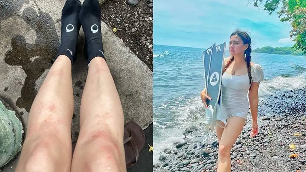 Sempat Cidera, Ini 6 Potret Vicky Shu Jalani Freedive di Telamben Bali