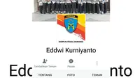 Seorang guru honorer di Sumenep, Jatim, membuat akun Facebook palsu mengatasnamakan perwira Polda Jatim. (Liputan6.com/Dian Kurniawan)