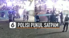 Kejadian saat Demo Tolak UU Cipta Kerja terjadi dimana-mana. Seperti video CCTV polisi pukul oknum satpam kampus viral di media sosial.