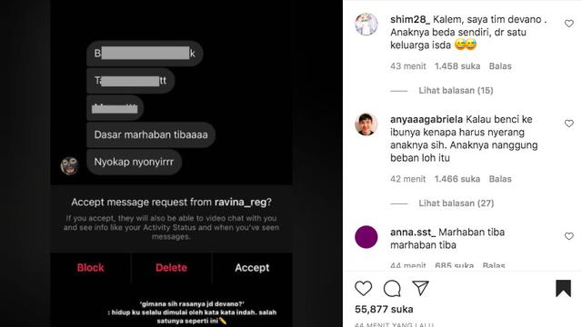 Iis Dahlia Salah Lirik Lagu Saat Nyanyi Ramadhan Tiba, Devano Danendra Ikut Di-bully. (instagram.com/lambe_turah)