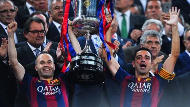 Barcelona berhasil meraih trofi Copa del Rey yang ke-27 setelah memetik kemenangan 3-1 atas Athletic Bilbao di partai final yang dihelat di Camp Nou, Minggu (31/5) dini hari WIB. 