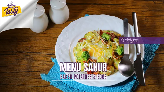 [Bintang] Menu Sahur: Baked Potatoes & Eggs