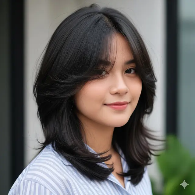 Soft Feminine Mullet