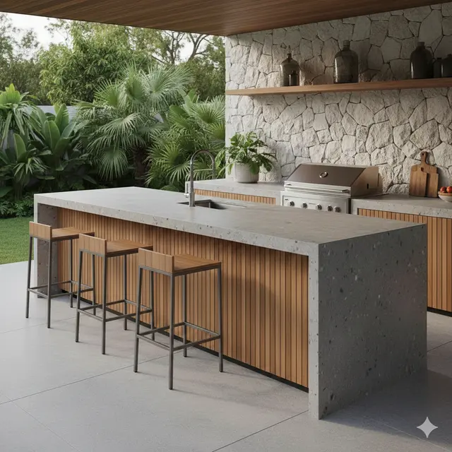 Model Kitchen Set Outdoor