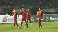 Dua gol Egy Maulana megnantarkan Timnas U-19 Indonesia menang atas Myanmar 2-1. (twitter.com/AFFPresse)