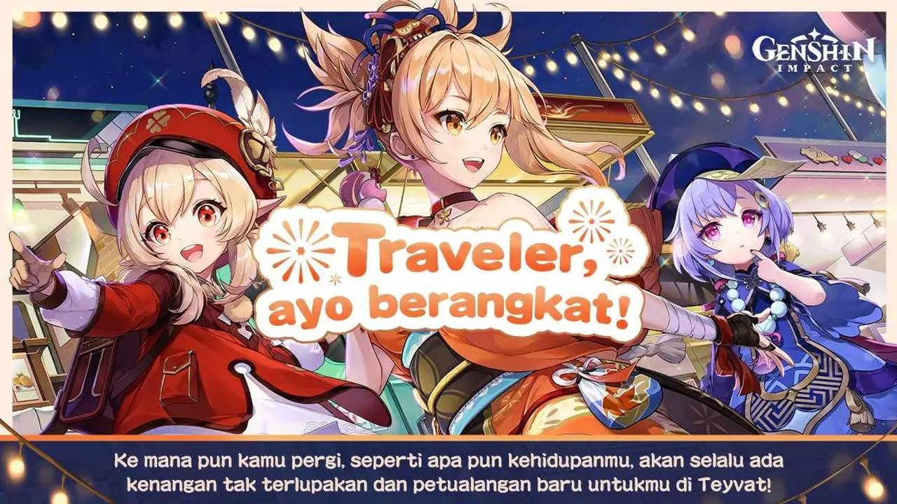 HoYoverse Hadirkan Tempat Rehat Mudik Tema Genshin Impact Saat Lebaran Idul Fitri 2023
