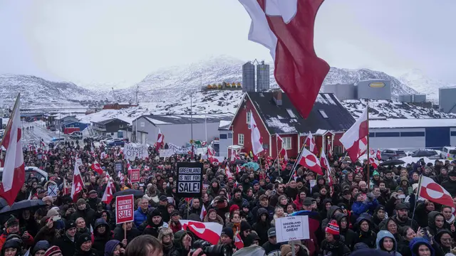 Ambisi Donald Trump atas Greenland Picu Protes Massal