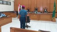 Sidang vonis kasus pembunuhan Babinsa Pekojan Serda ASP dengan terdakwa oknum anggota TNI AL Letda RW. (Dok Puspen TNI)