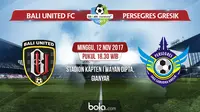 Jadwal Liga 1 2017, Bali United FC Vs Persegres. (Bola.com/Dody Iryawan)