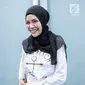 Artis Nikita Mirzani saat ditemui di kawasan Tandean, Jakarta, Selasa (11/9). Cerita pertama Nikita Mirzani mengaku diancam oleh mantan suaminya, Sajad Ukra, untuk menculik buah hati dari pernikahan mereka. (Liputan6.com/Faizal Fanani)