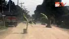 Ratusan warga Desa Beringin, Deli Serdang, Sumut, memblokir jalur utama menuju PT Angkasa Pura dengan menanam pohon pisang dan ban bekas. 