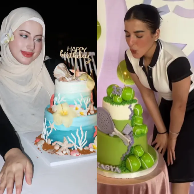 Tasya Farasya dan Tasyi Athasyia saat Rayakan Ulang Tahun ke-33