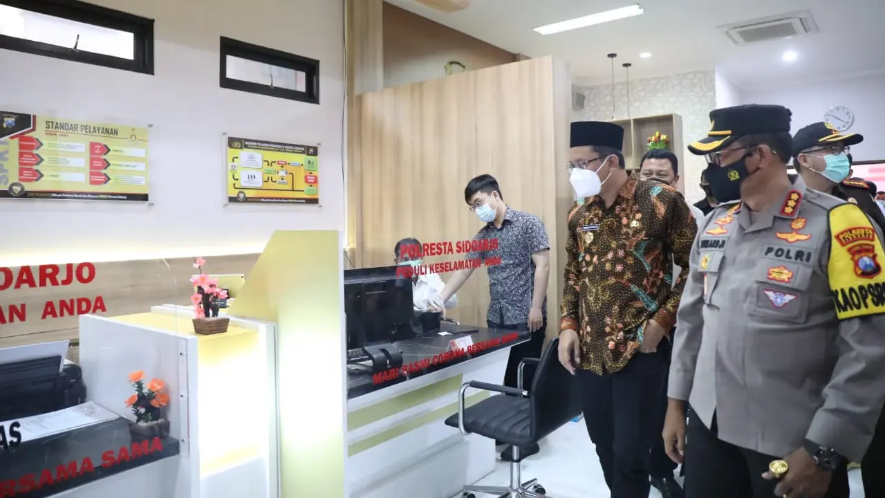 Mall Mini Pelayanan Polri (MMPP) Polresta Sidoarjo (Dian Kurniawan/Liputan6.com).