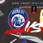 Jadwal Grup E Piala Presiden 2019, Arema FC vs Barito Putera. (Bola.com/Dody Iryawan)