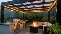 7 Cara Membuat Dapur Outdoor Tetap Nyaman saat Musim Hujan, Bebas Lembap dan Tampias Air