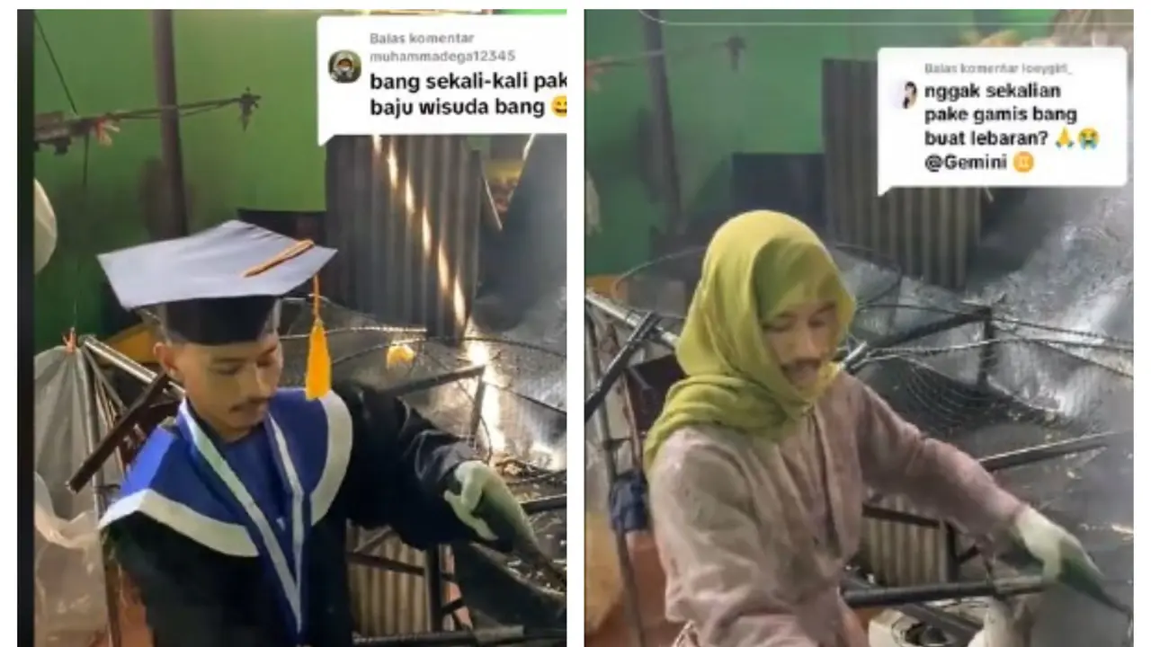 Outfit Nyeleneh Tukang Goreng Kerupuk