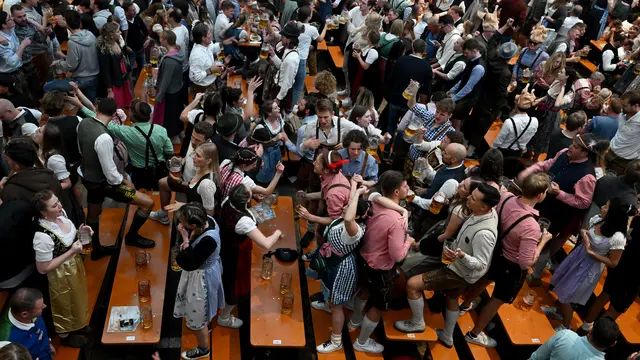 Begini Ramainya Pesta Bir Oktoberfest di Jerman