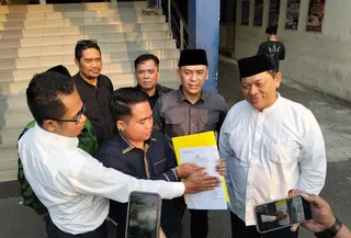 Kuasa hukum Ketua DPC PPP Jakarta Selatan, Dal Lyckhen Polisikan Sekjen dan Waketum PPP (Ady Anugrahadi/Liputan6.com)