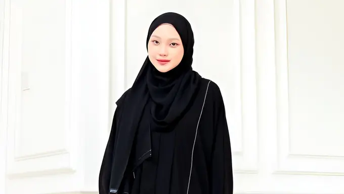 Gamis Hitam Syar'i